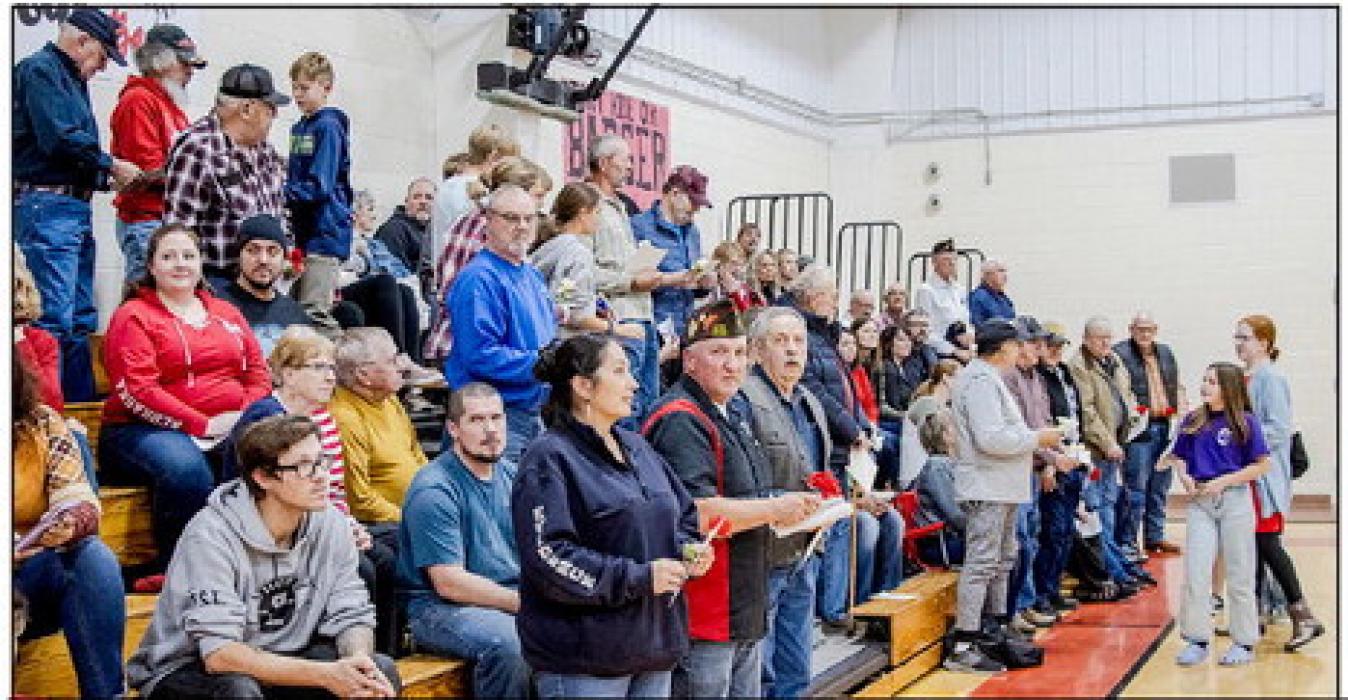 VMS holds Veterans Day pr