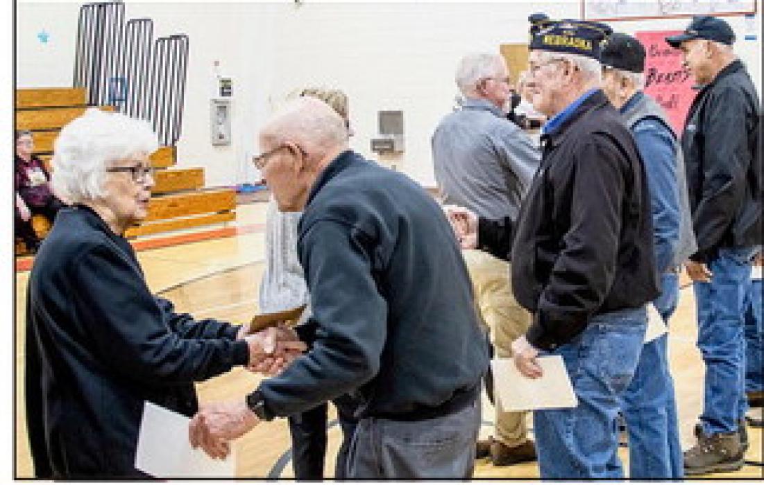 VMS holds Veterans Day pr