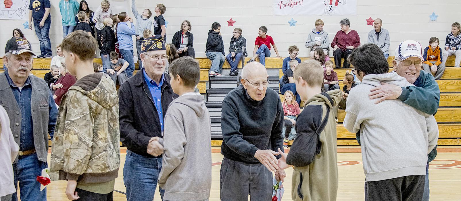 VMS holds Veterans Day pr