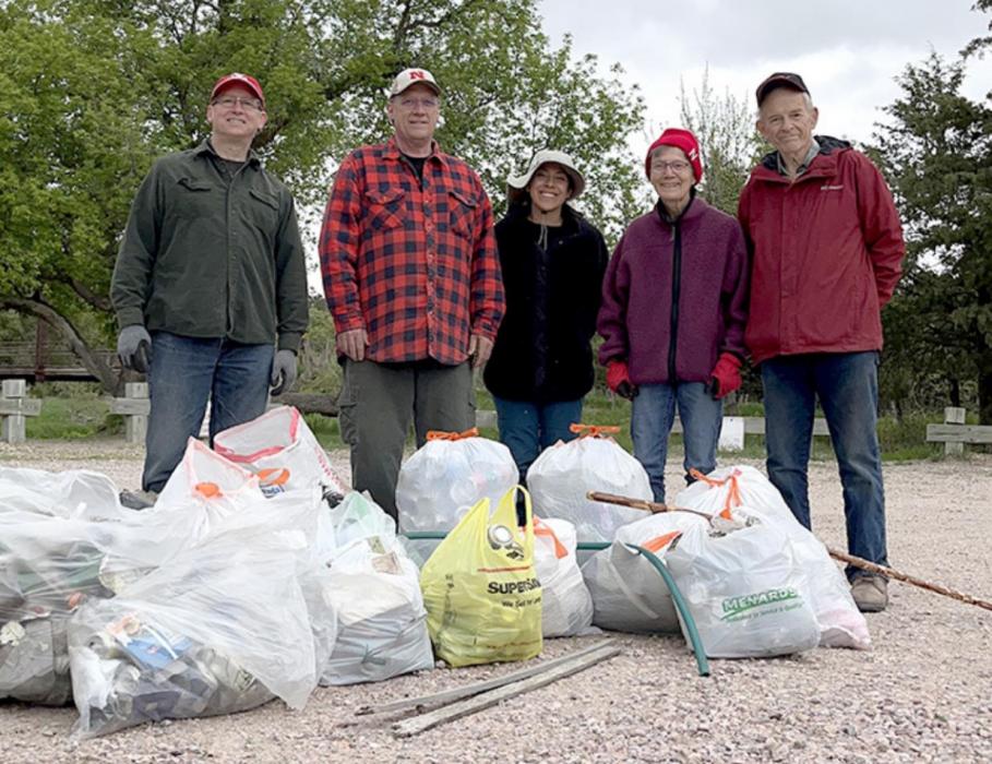 Pictured are from L to R: Adam Thody, Mark Brohman, Nadine Salas, Rosemary Thornton, and Tim Knott.