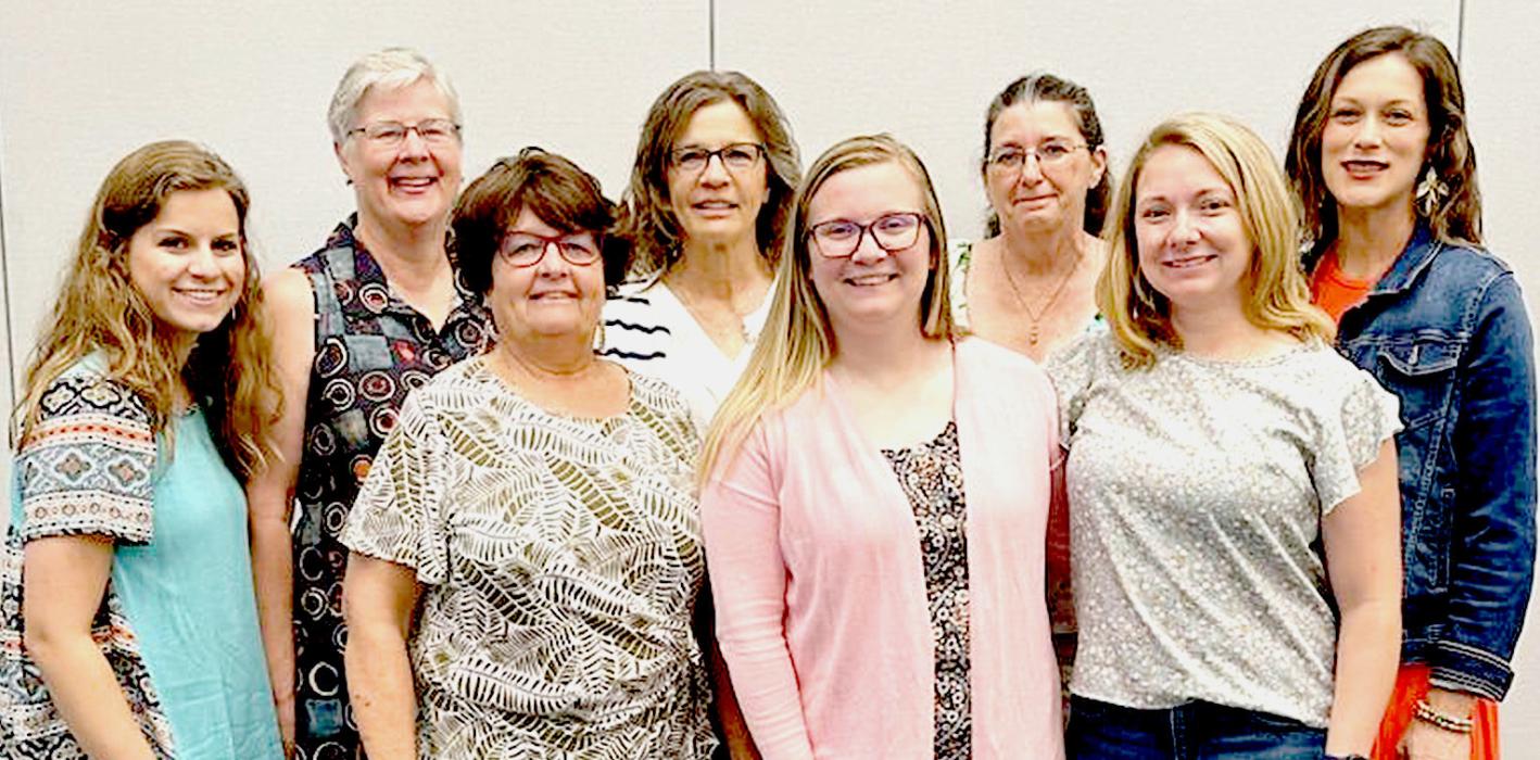 Attendees included: Jill Parrent, Nebraska Corn Board, Lincoln; Anita Keys, Elsmere; Karol Swan, Columbus/ York; Joan Ruskamp, Dodge; Jordan Classen, St. Edward; Paula Peterson, Waverly; Emma Vogt, Naper; and Morgan Wrich, Nelson.
