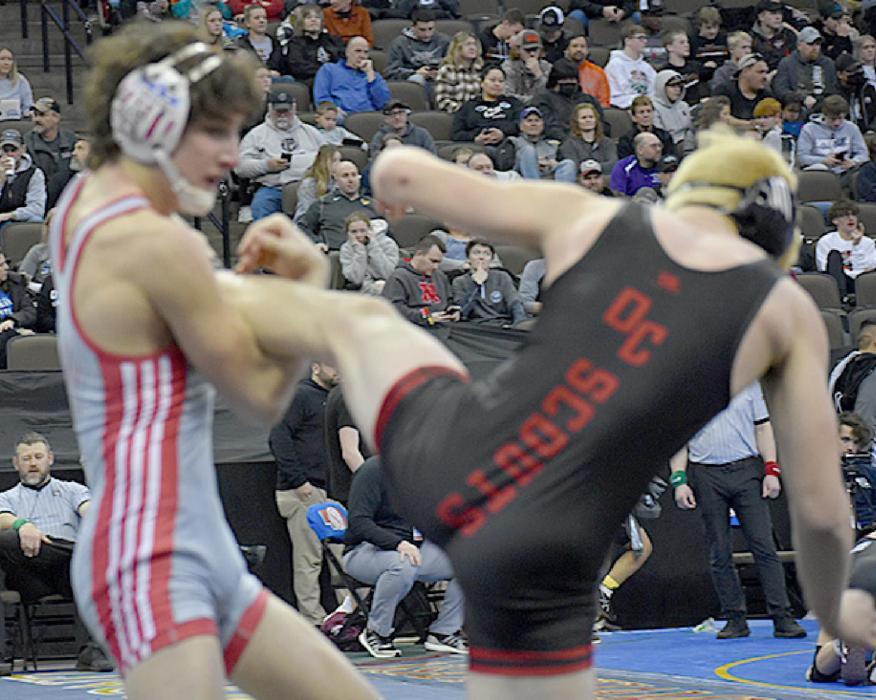 Cayden Lamb, 145#, earned fourth place.