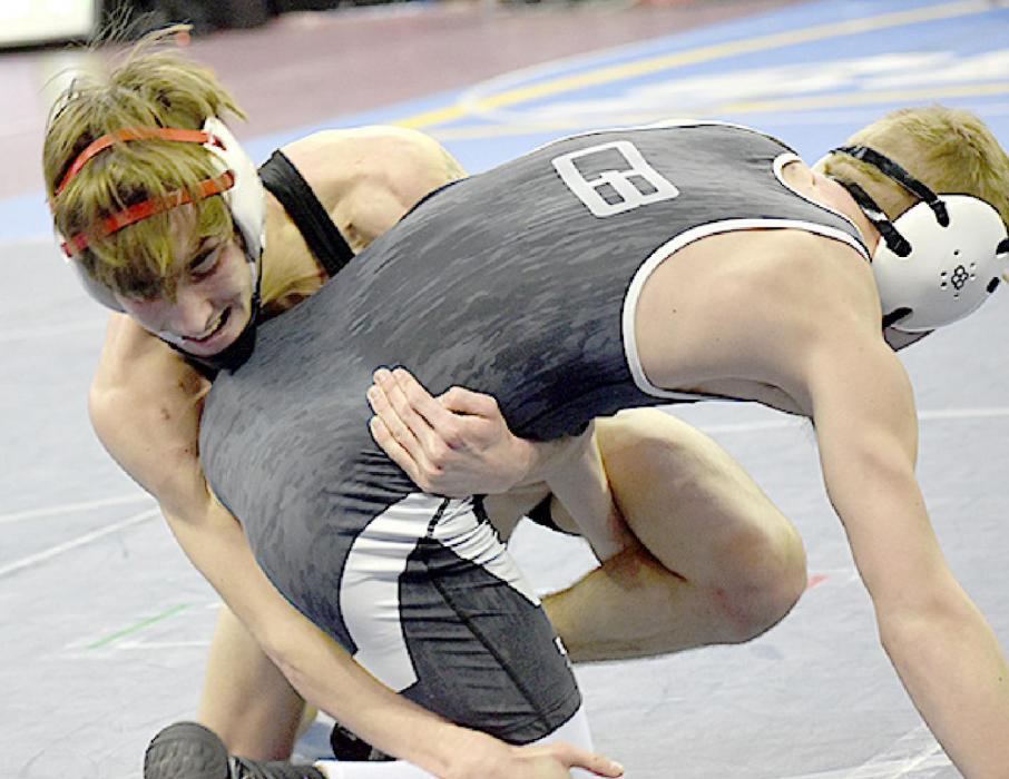At 120#, Tristin Grooms ended his VHS career in Omaha, but made the Badgers proud!