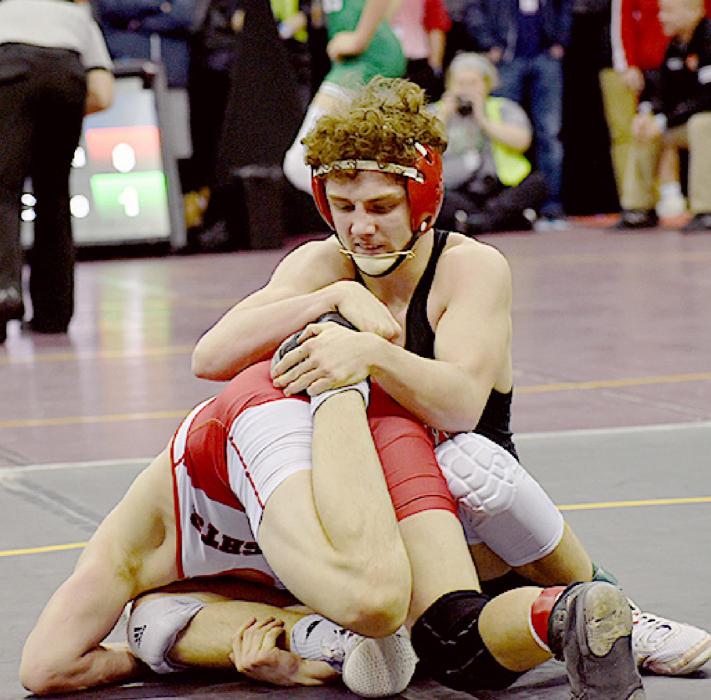 Ashton Lurz, 152#, earned fifth place.