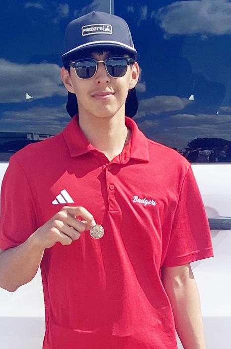 Tanner Two Strike earned All-Conference honors at the SPVA Golf Meet on May 1!