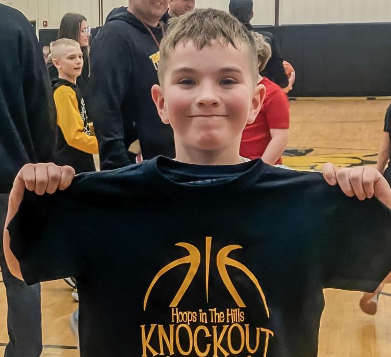 Evan Moosman won the game of Knockout.