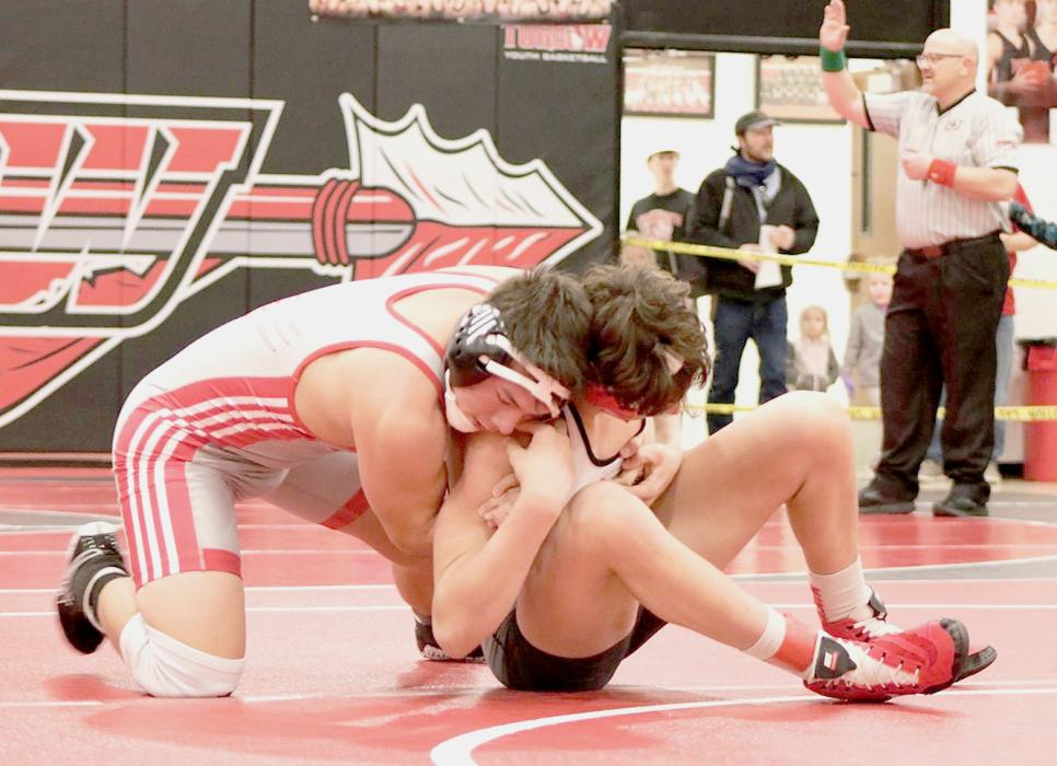 Kadon Wenig wrestled at SWC, 152# and earned runner-up.