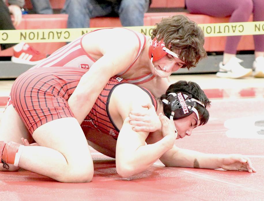 Cayden Lamb wrestled at SWC, 170# and earned first place.