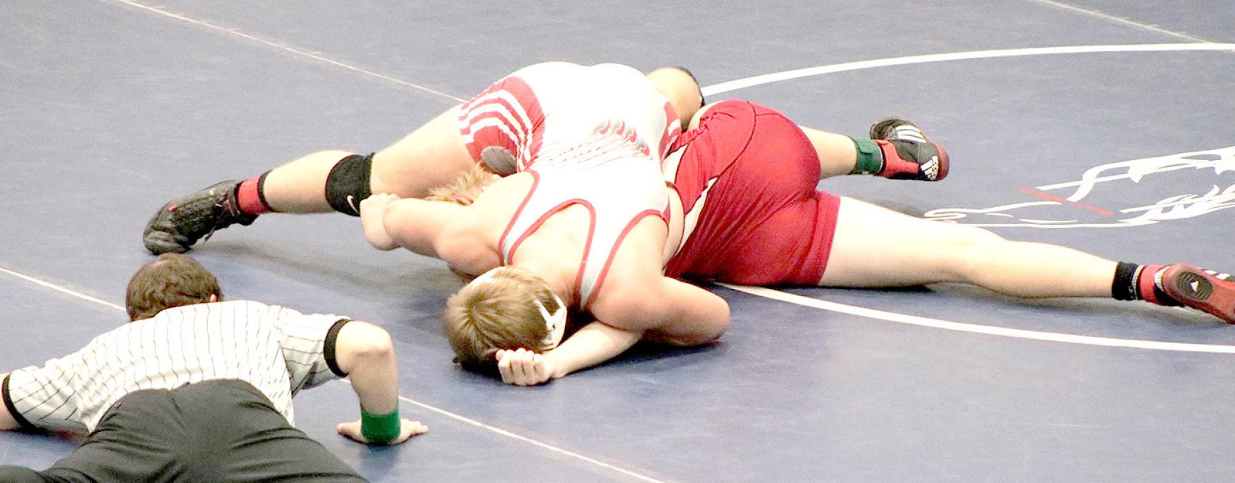 Photos by Jessica Stankoski Louden Grooms wrestled at SWC, 106# and earned runner up.