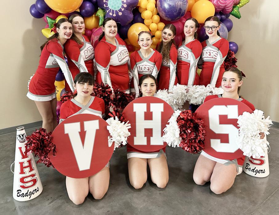 VHS Badger Cheer Squad makes school history