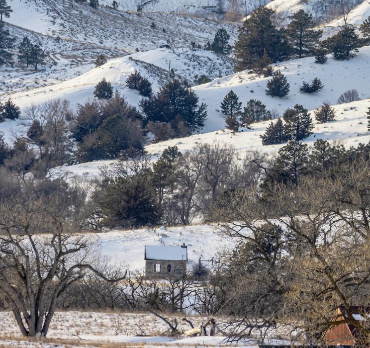 The Sandhills were covered in snow - something they’ve been begging for quite awhile.
