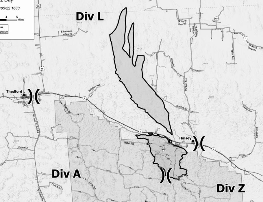 Halsey fire burns 18,930 acres, claims one life