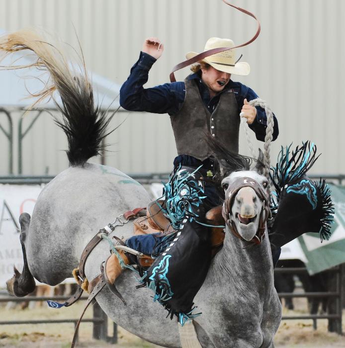 Krogman finishes second at Dawson County High School Rodeo