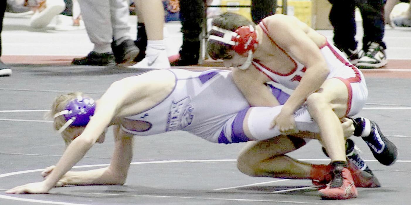 Rowan Eggert wrestled at 126# and placed fifth.