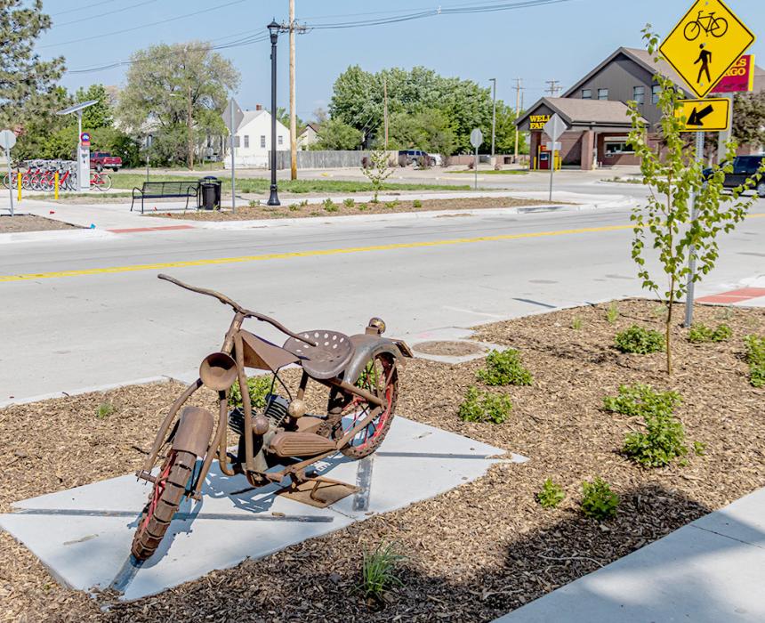 Recycled Thunder was created by Vic Rouleau of Holocombe, WI.