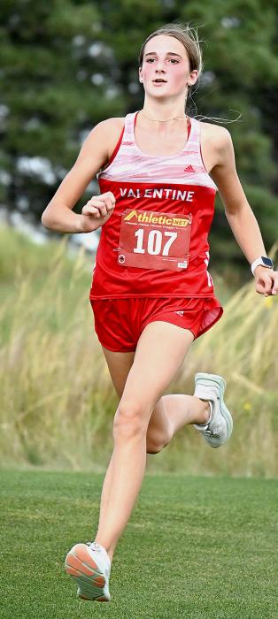 Paige Sprenger placed sixth at Frederick Peak.