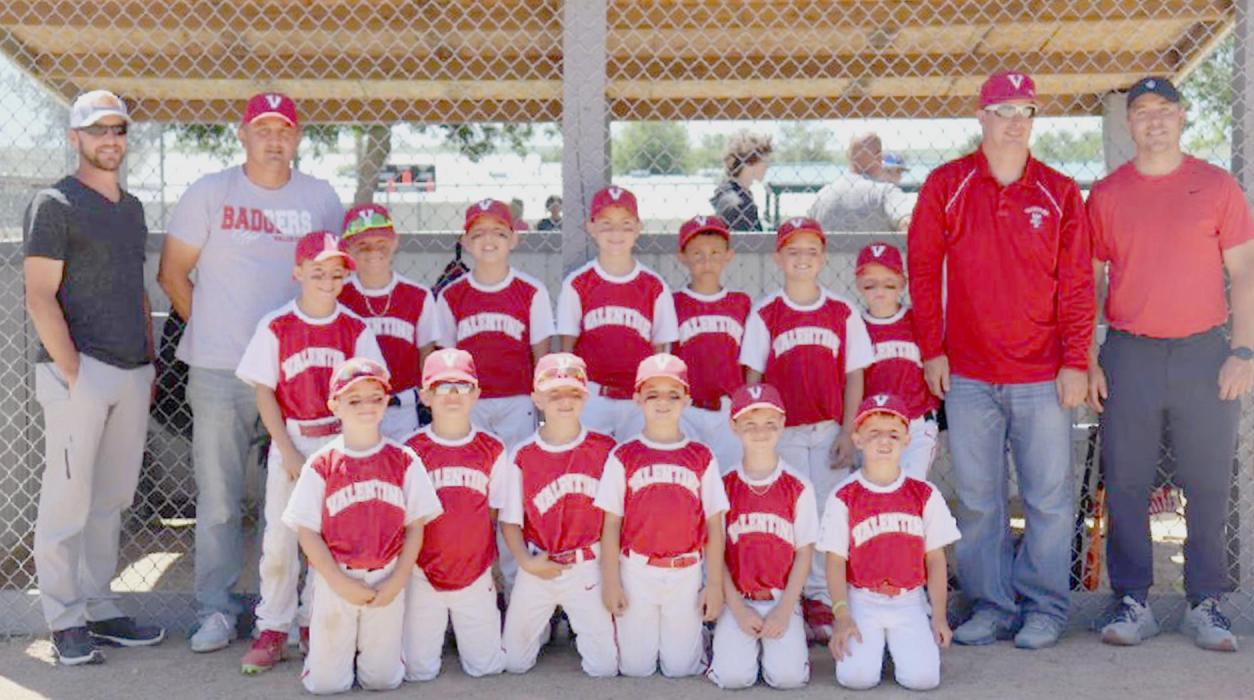 Pictured are back row, L to R: Josh Benson, Daryl LaDeaux, Kase Arganbright, Briggs Patterson, Taylor Two Strike, Collier Reagle, Liam LaDeaux, Orion Markley, Cameron Wackler, Allen Daugherty, Kurt Arganbright. Front row, L to R: Evan Moosman, Trey Benson, Kade Arganbright, Blake O’Kief, Rooke Greenough, and Duke Daugherty. Teammates not pictured: Tate Ward and Spencer Beebout. Photo by Anna LaDeaux