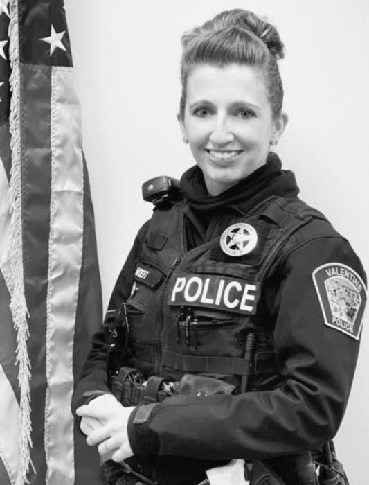 Officer Jasmine Hoefs.
