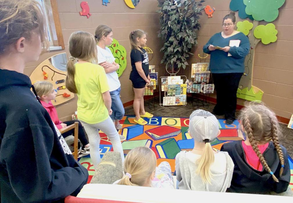 The Valentine Public Library partnered with Cherry County 4-H, and offered a Babysitting Basics class for pre-certification age youth.