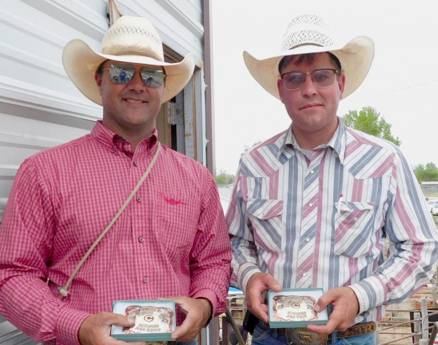 Torrey Odenbach and Ben Risse 2022 Businessmans Roping.