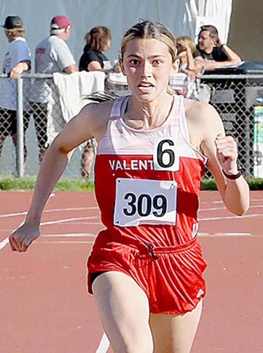 Maeli Patterson was just a tenth of a second out from qualifying for the finals in the Class C Girls 200 Meter Dash.