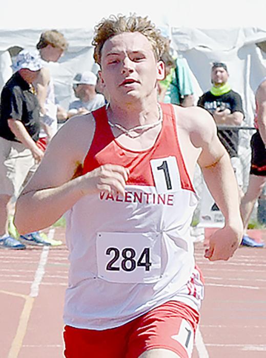 Lex Larson ran in the Class C Boys 100 Meter Dash at the 2024 State Track Meet.