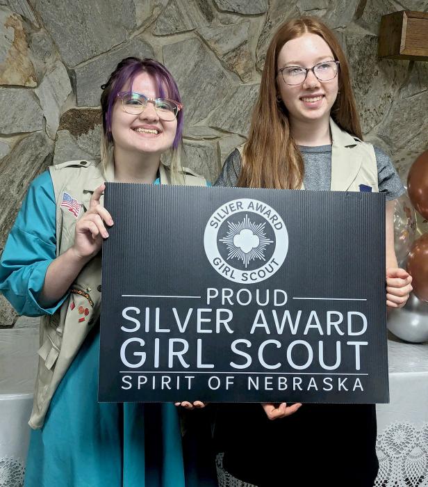 Girl Scouts earn Silver Award