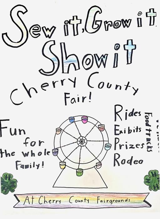Sew it, Grow it, Show it theme for Cherry County Fair
