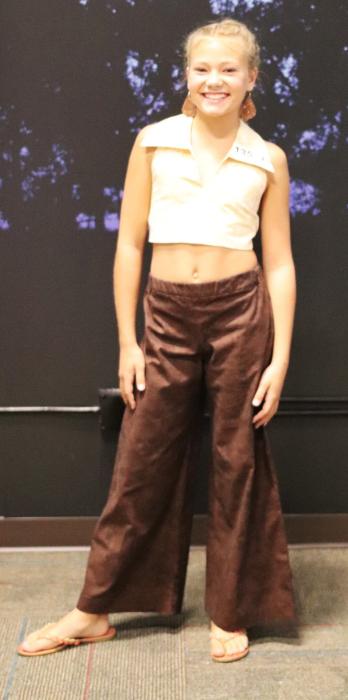Sarah Burge’s STEAM 2 constructed outfit she modeled at State Fair.