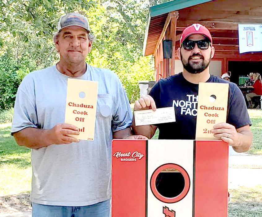Chaduza Cook-off Cornhole Tournament winners