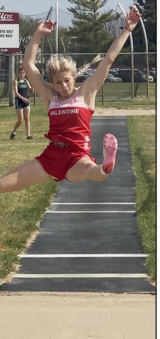 Before lightning struck, and the Norfolk Classic was cancelled, Kailee Kellum earned a third place medal in the Long Jump.