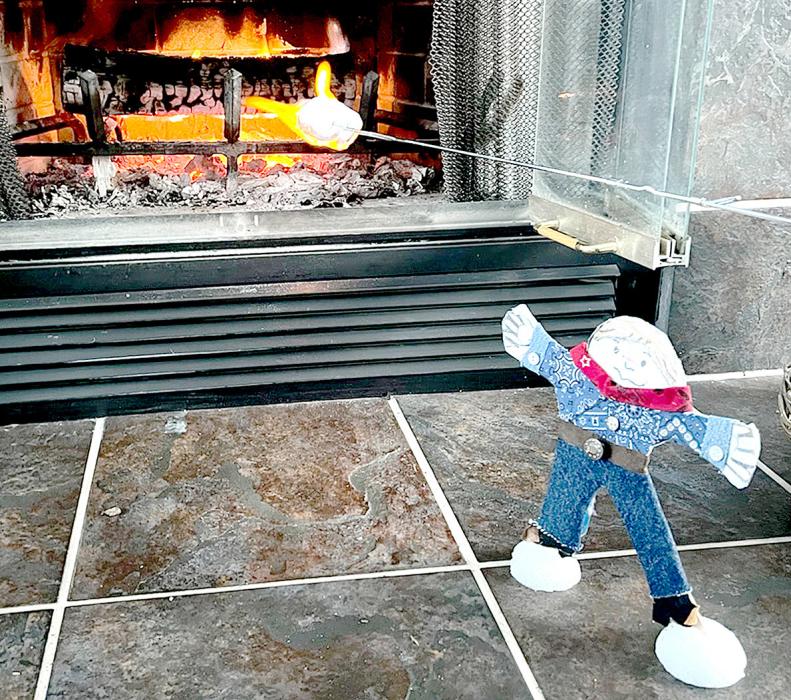 When it’s cold, s’mores inside are great - but not as wonderful as when you’re camping out at Merritt!
