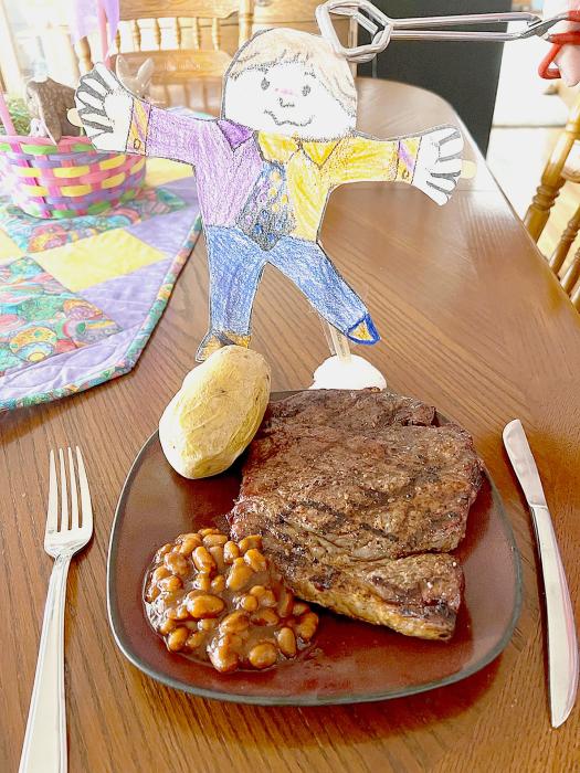 Oh yeah!!! Steak is what’s for dinner at the Twisted Willow Ranch - but you can get a lovely steak dinner at many of the restaurants in town!