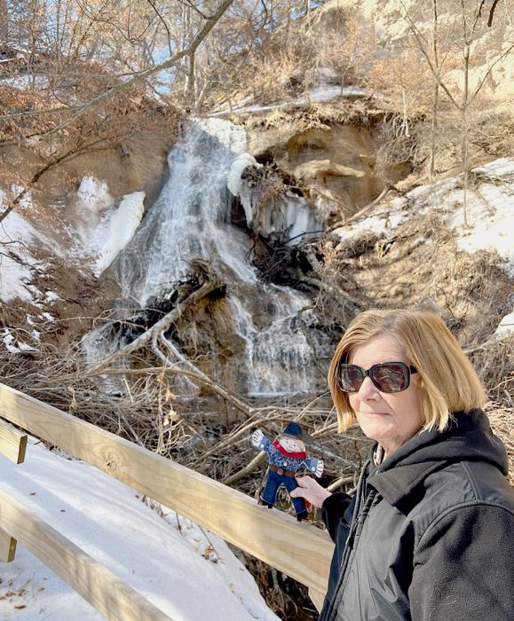 Fort Falls at the Fort Niobrara National Wildlife Refuge is always nice to visit in any weather. This winter, however, wasn’t kind to the trees.