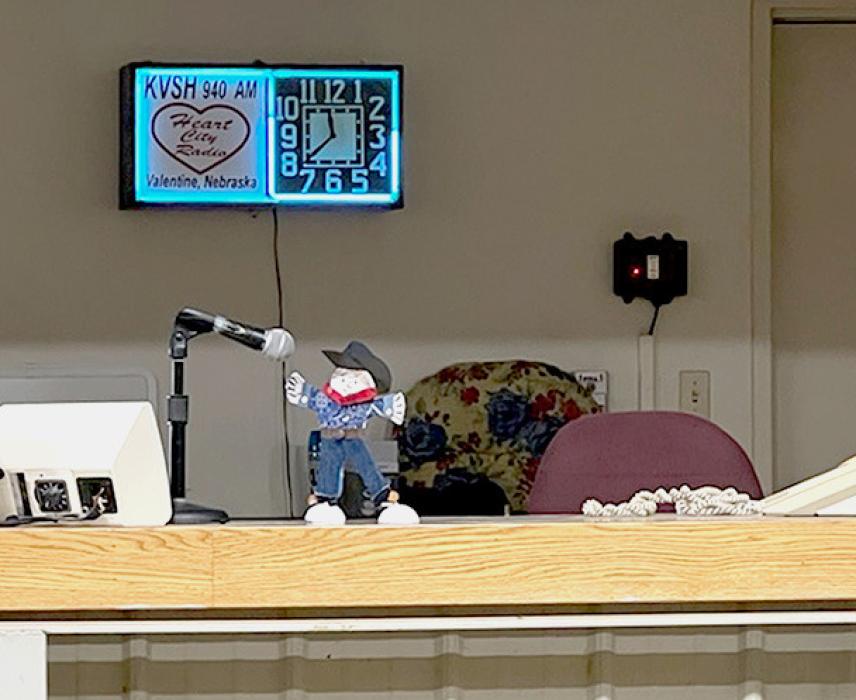 Flat Stanley got to visit Valentine Livestock Auction - even though there wasn’t a sale. It’s important to know where your food comes from.