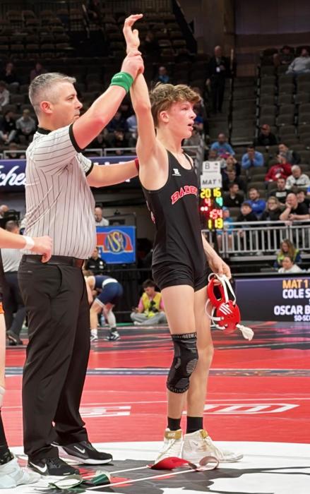 Deklin Titus with a win!