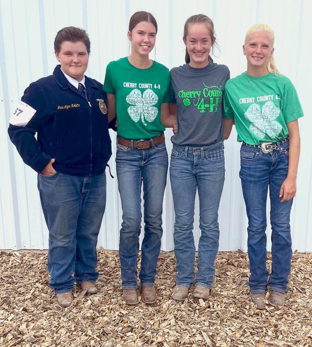 Round Robin participants are pictured from L to R: Emma Thompson, Kate Cox, Aubrey Benson, and Christen Larson-Malard.