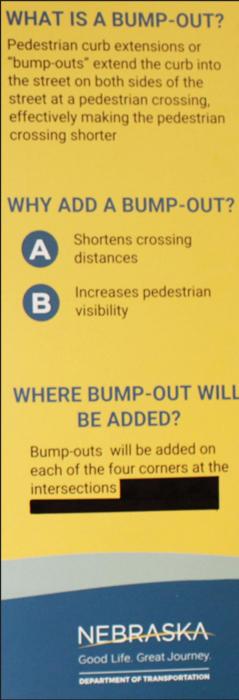 The reasoning for bump-outs on Valentine’s Main Street intersections