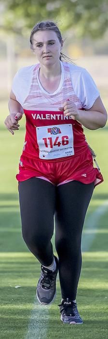 Grace Maunu has run four seasons of XC, and finished with her PB.