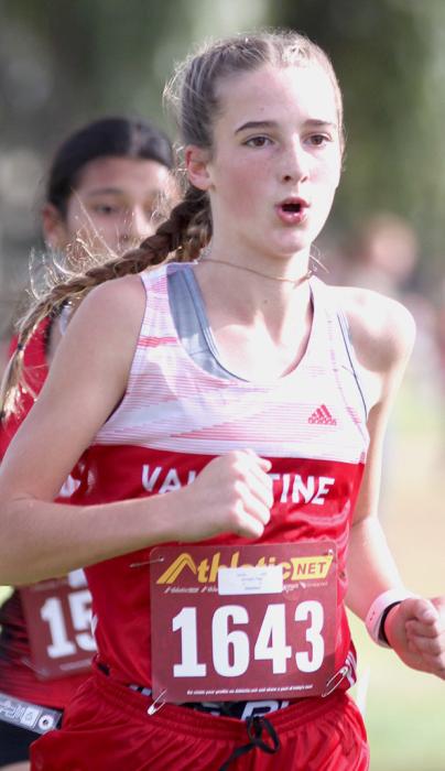 Paige Sprenger, above, who placed 20th with 22:34.33. Photos by Amanda Long