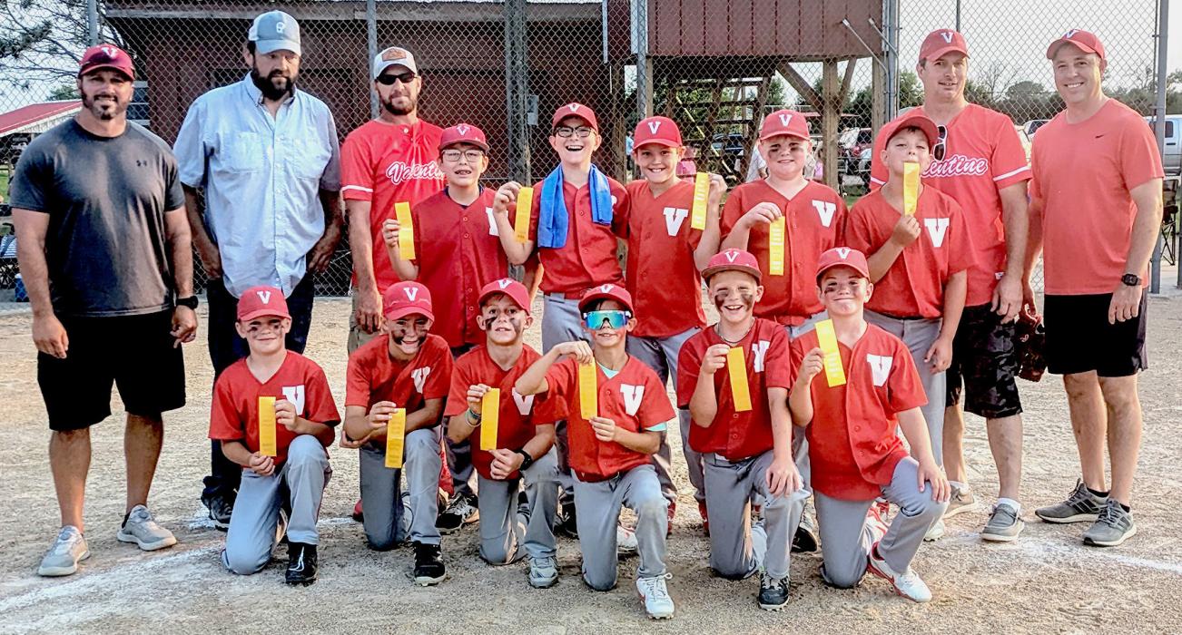 Back row, L to R: Blake Beebout, Chad Gale, Josh Benson, Taylor Two Strike, Collier Reagle, Briggs Patterson, Caden Gale, Orion Markley, Allen Daugherty, Kurt Arganbright. Front row, L to R: Trey Benson, Kase Arganbright, Duke Daugherty, Spencer Beebout, Cameron Wackler, Evan Moosman.