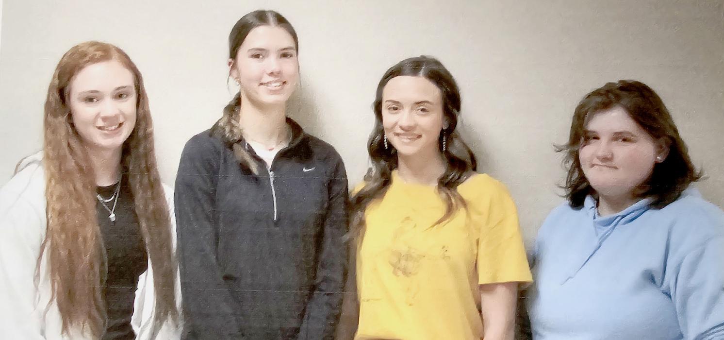 Five young ladies from Cody American Legion Post #319 will be going to American Legion Girls State. They are pictured above, from L to R: Ayden Naslund, Kate Cox, Ally Heath, and Emma Thompson. Pictured below is Riley Sexson.