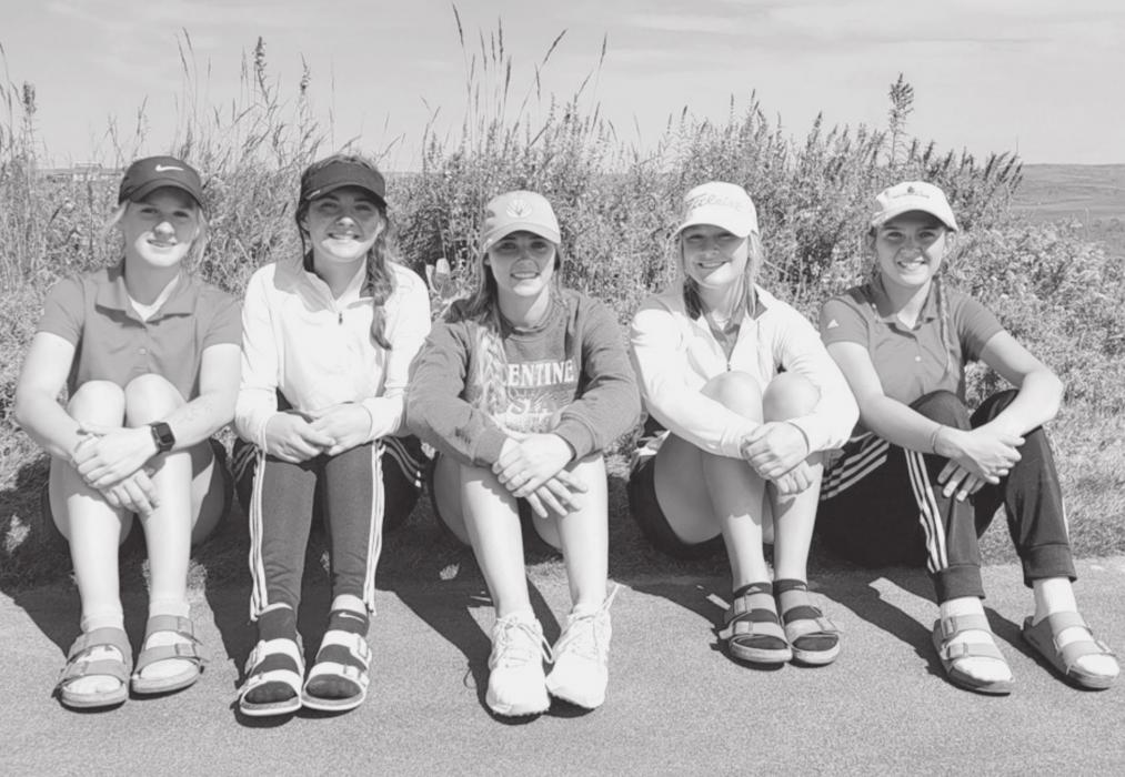 Pictured are from L to R: Becca McGinley, Mekallyn Bancroft, Nicole Williams, Jaycie Cox, and Kaetryn Bancroft.