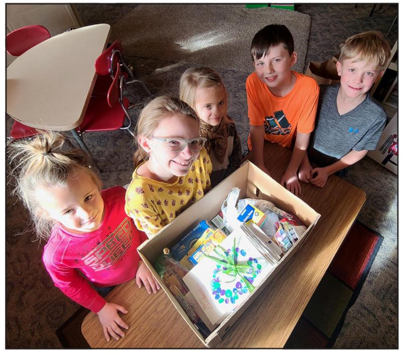 Simeon Rural School creates care packages for essential workers