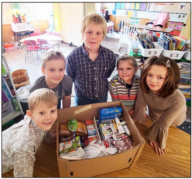 Simeon Rural School creates care packages for essential workers
