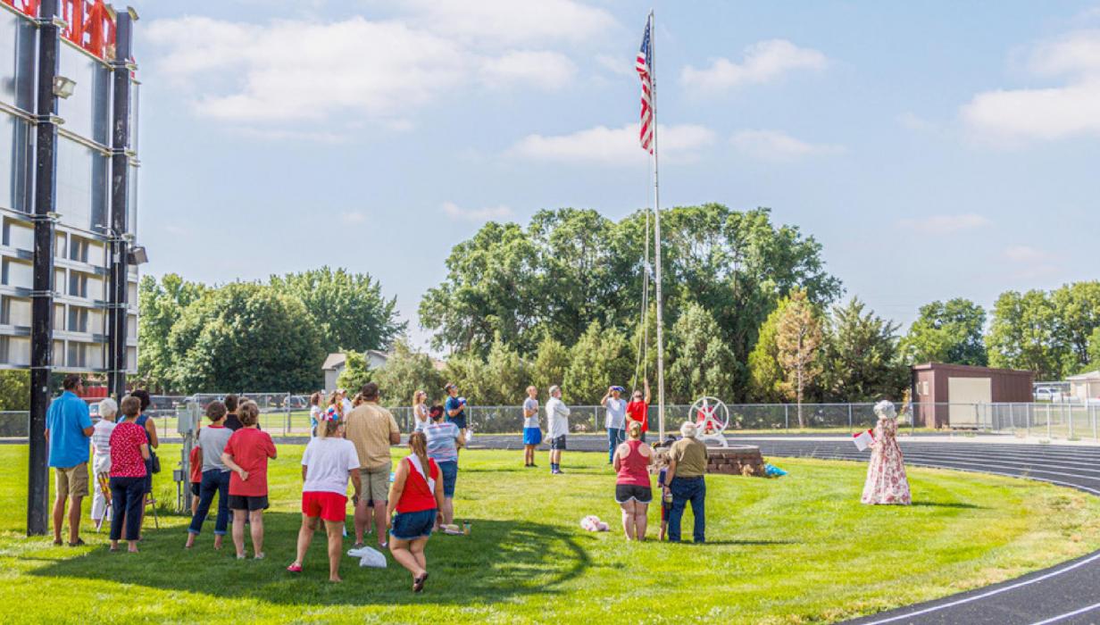 After the parade