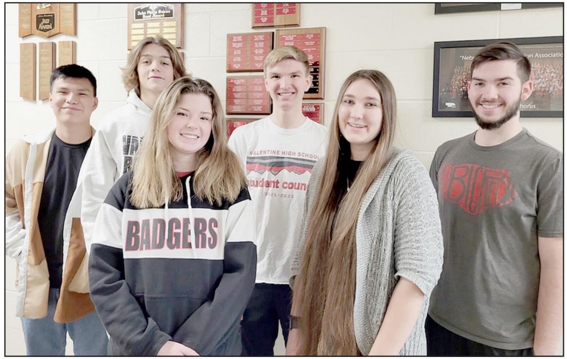 Pictured are from L to R: Cassius Browning, Nathan Perrett, Grant Springer, Sean Springer. Front row L to R: Marybelle Ward, and Grace Maunu.