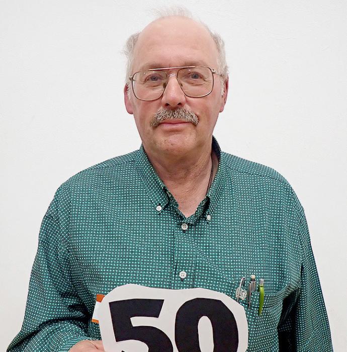 Paul McNare, graduated in 1973 and is a 50 year honoree.