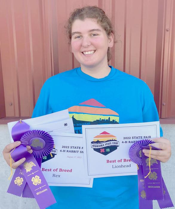 Results for Cherry County 4-H from the Nebraska State Fair 