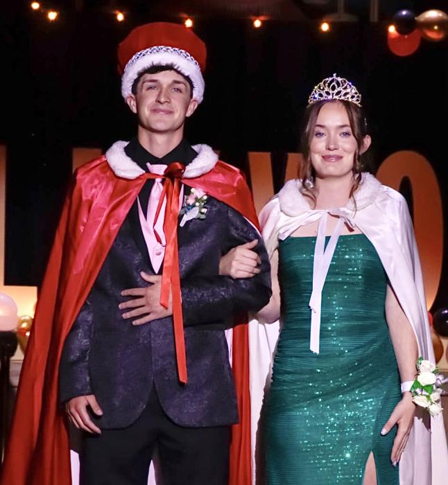 Crowned King was Caden Stankowski, and Queen was Aubrey Benson. Photos by Tina Boone